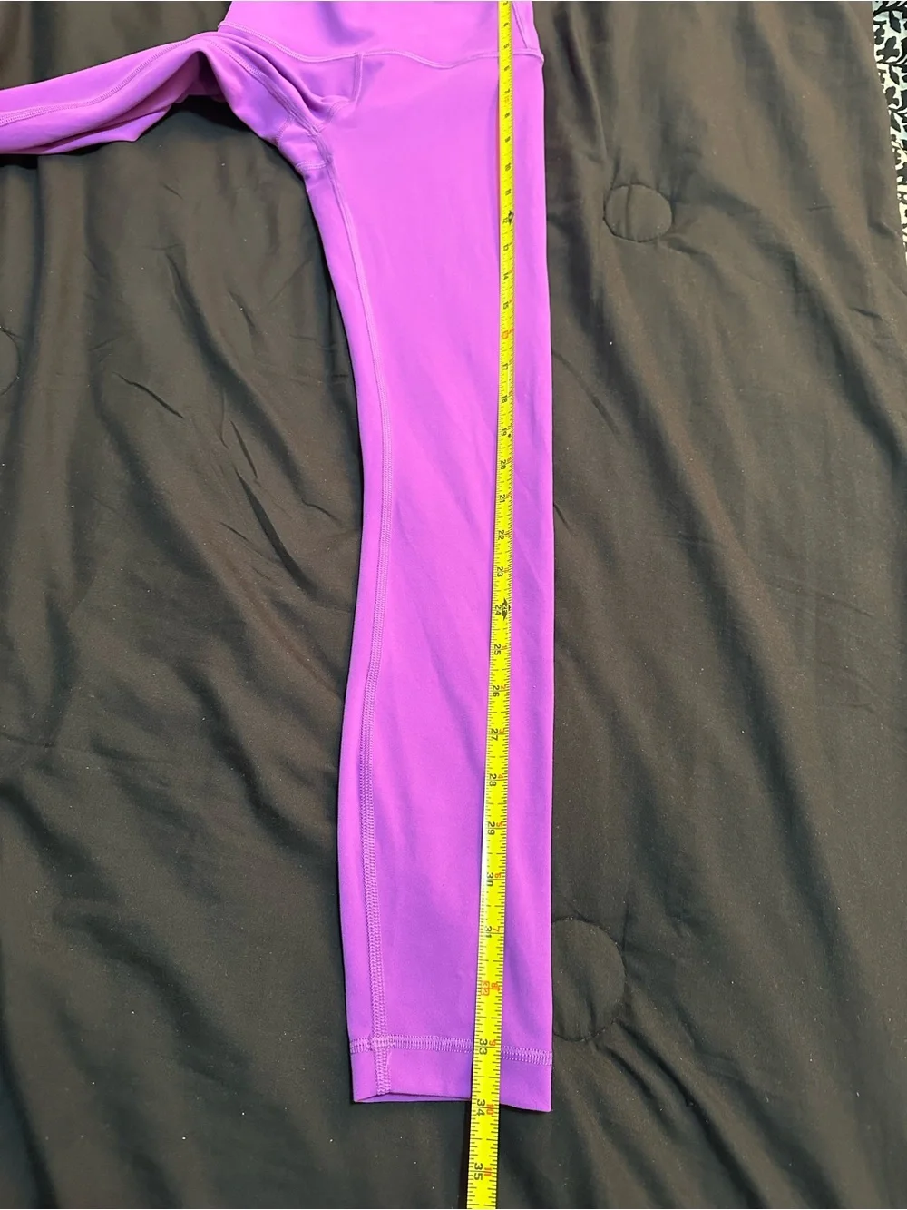 Lululemon High-Rise Wunder Train Moonlit Magenta Leggings 25” Size 2